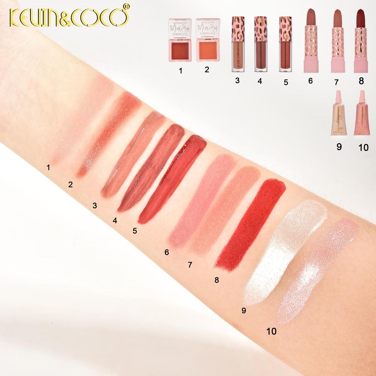 KEVIN&COCO 39 Color Eyeshadow ow/Cosmetics Set
