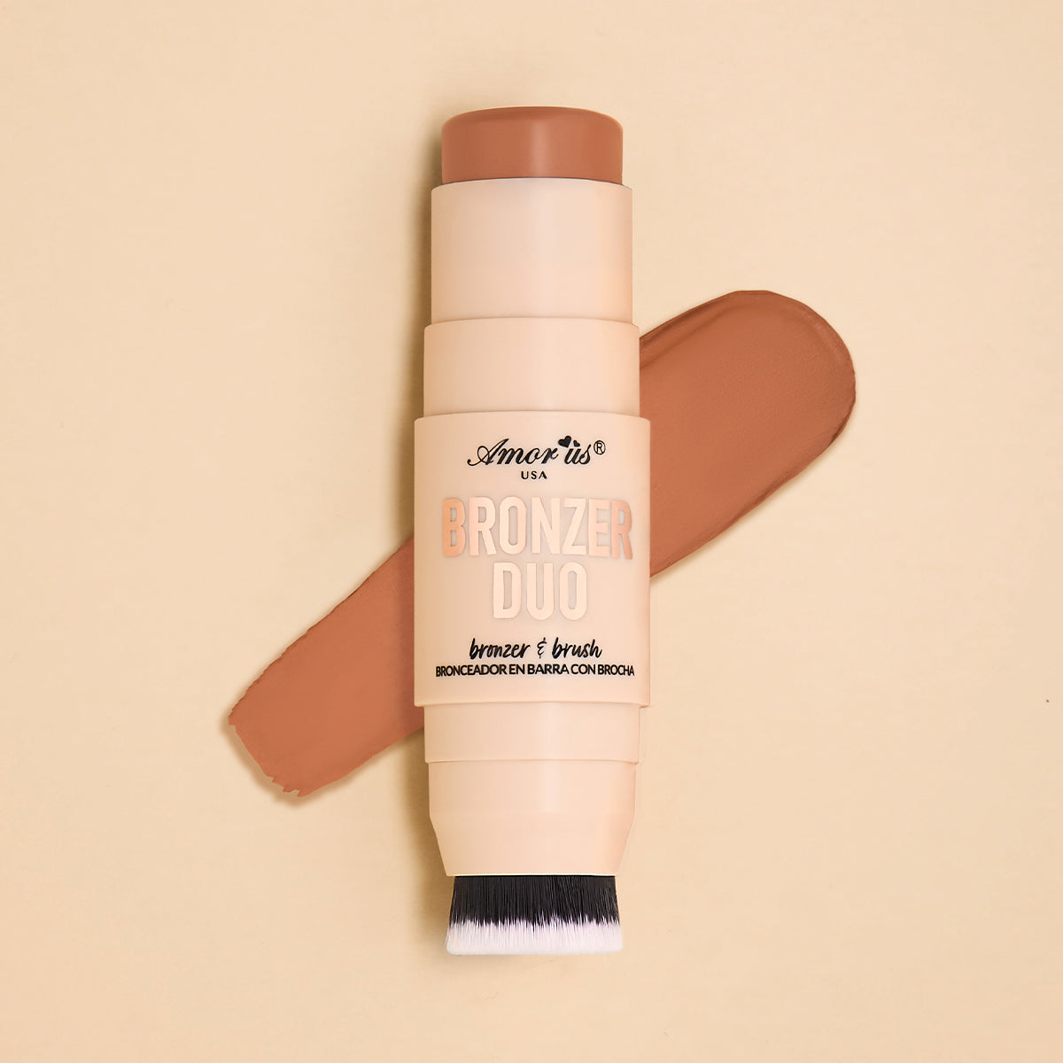 AMORUS Bronzer Duo - Brush + Bronzer 24pcs Display Tester free