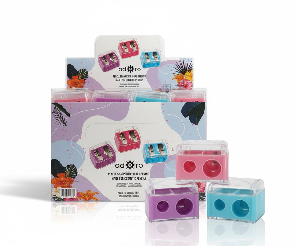 ADORO Pencil Sharpener Dual Opening / 48pcs pack