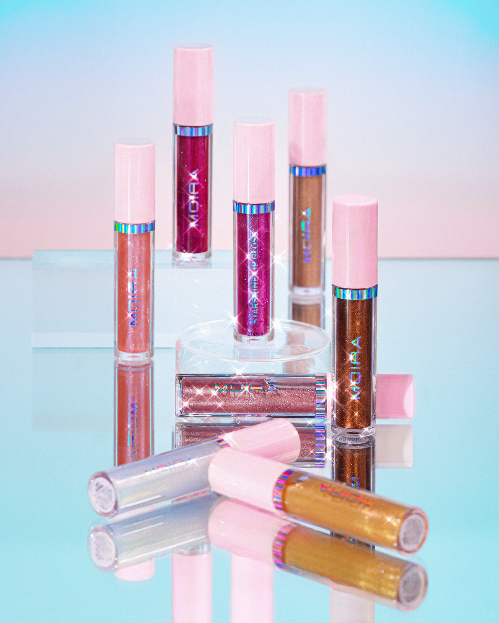 MOIRA Starshine Lipgloss w/Display 24pcs Display + Tester