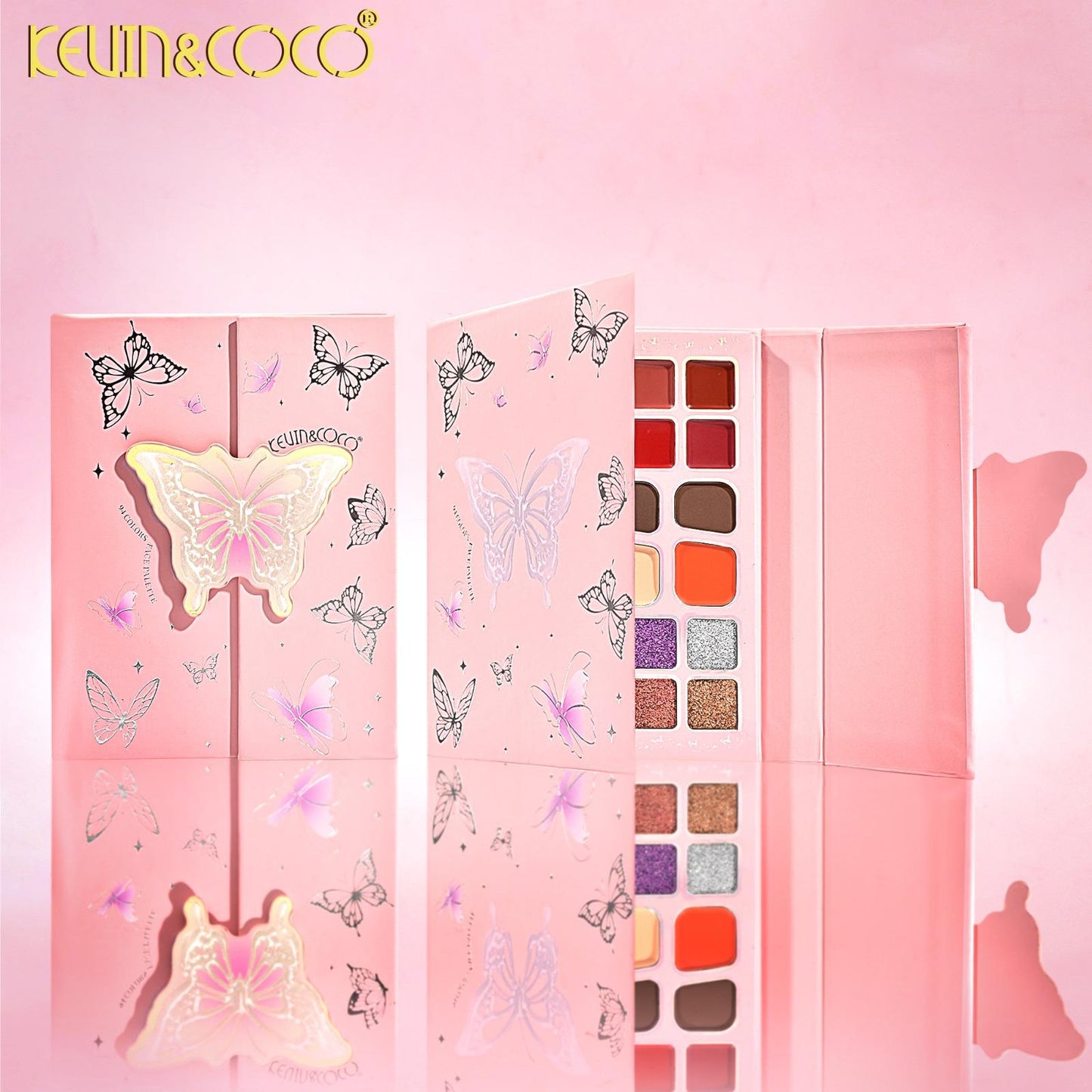 KEVIN&COCO Butterfly 94 Colors Face Palette