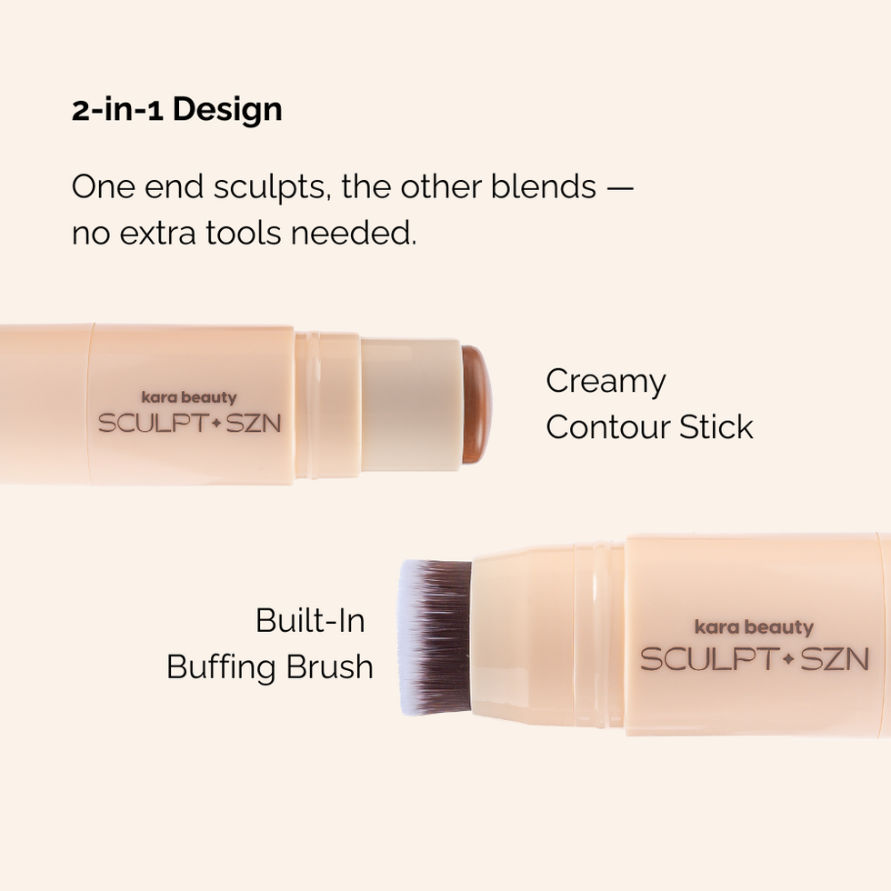 KARA BEAUTY  Sculpt SZN Dual-Ended Contour Brush | 24pcs Display tester free