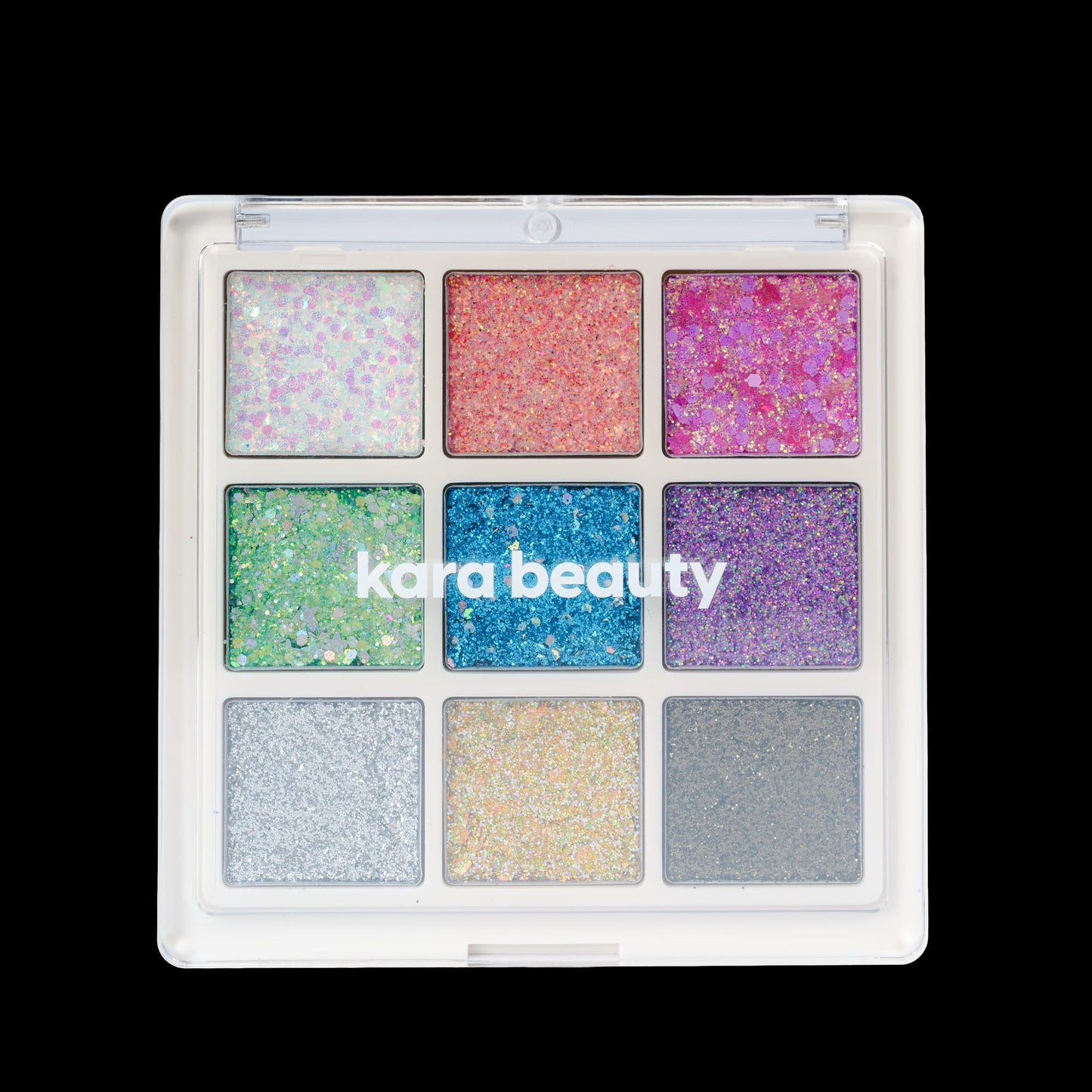 KARA BEAUTY Glitter Gala Face Palette / 3pcs pack