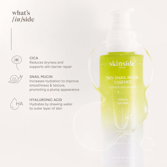 Skinside SEOUL 96% Snail Mucin Essence 105ml / 6pcs pack