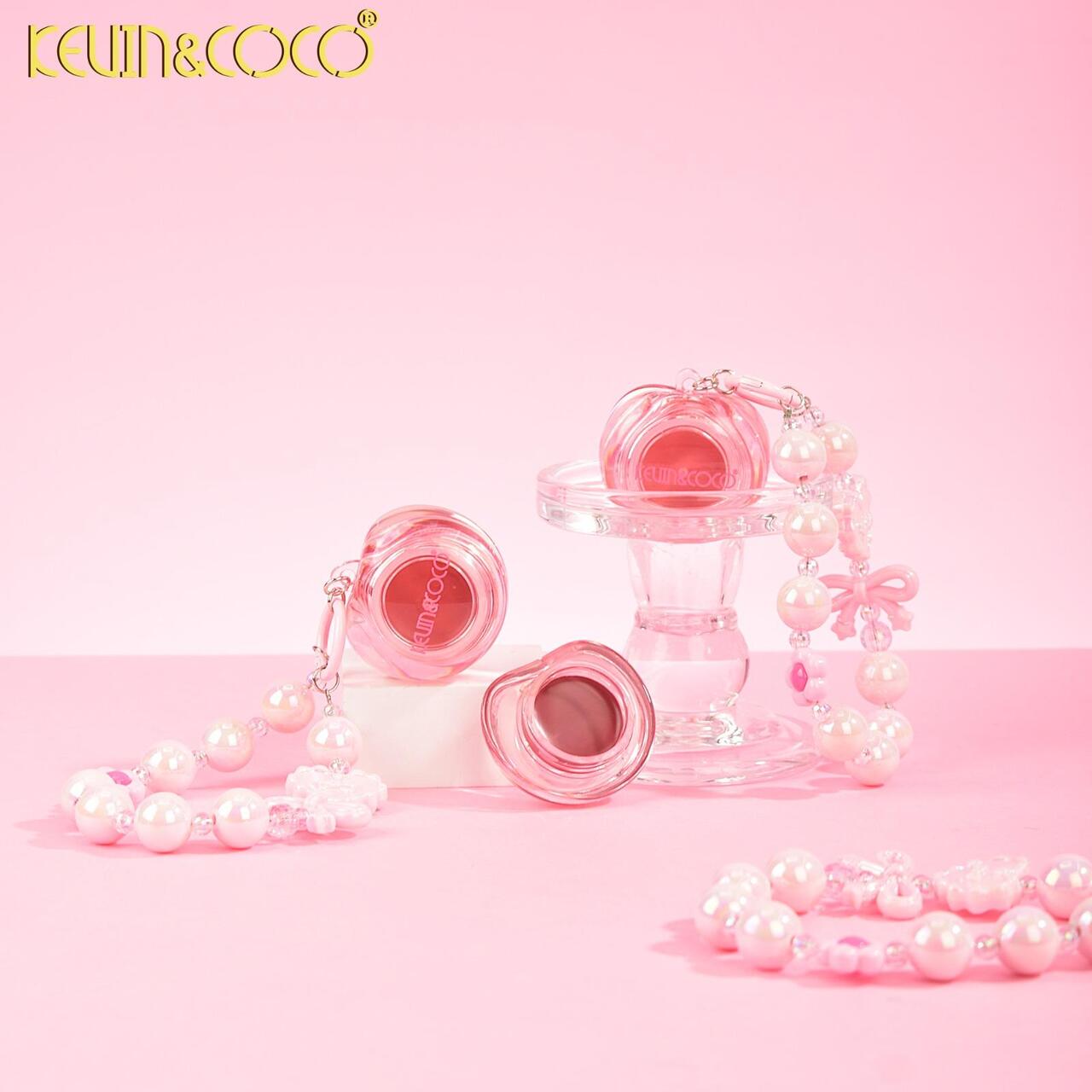 KEVIN&COCO Keychain Lip & Cheek Cream / 12pcs Display