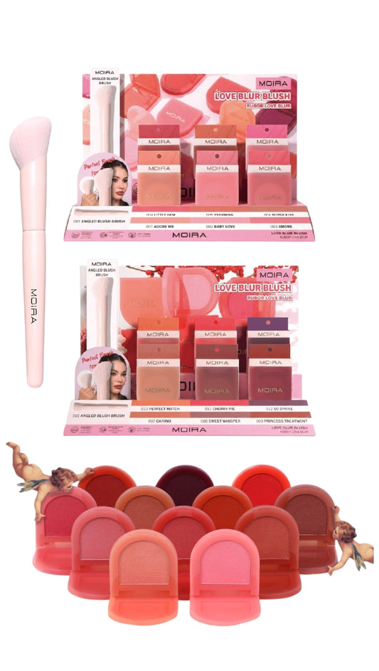MOIRA Love Blur Blush Set w/Display 39pcs Display + Tester (#12 out of stock)