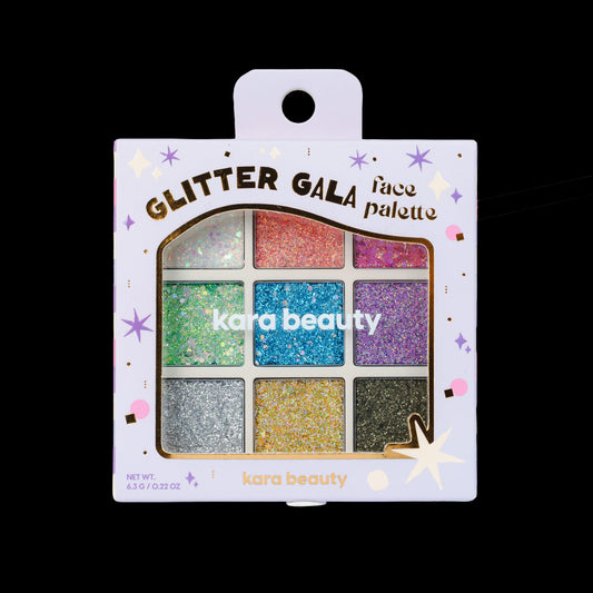 KARA BEAUTY Glitter Gala Face Palette / 3pcs pack