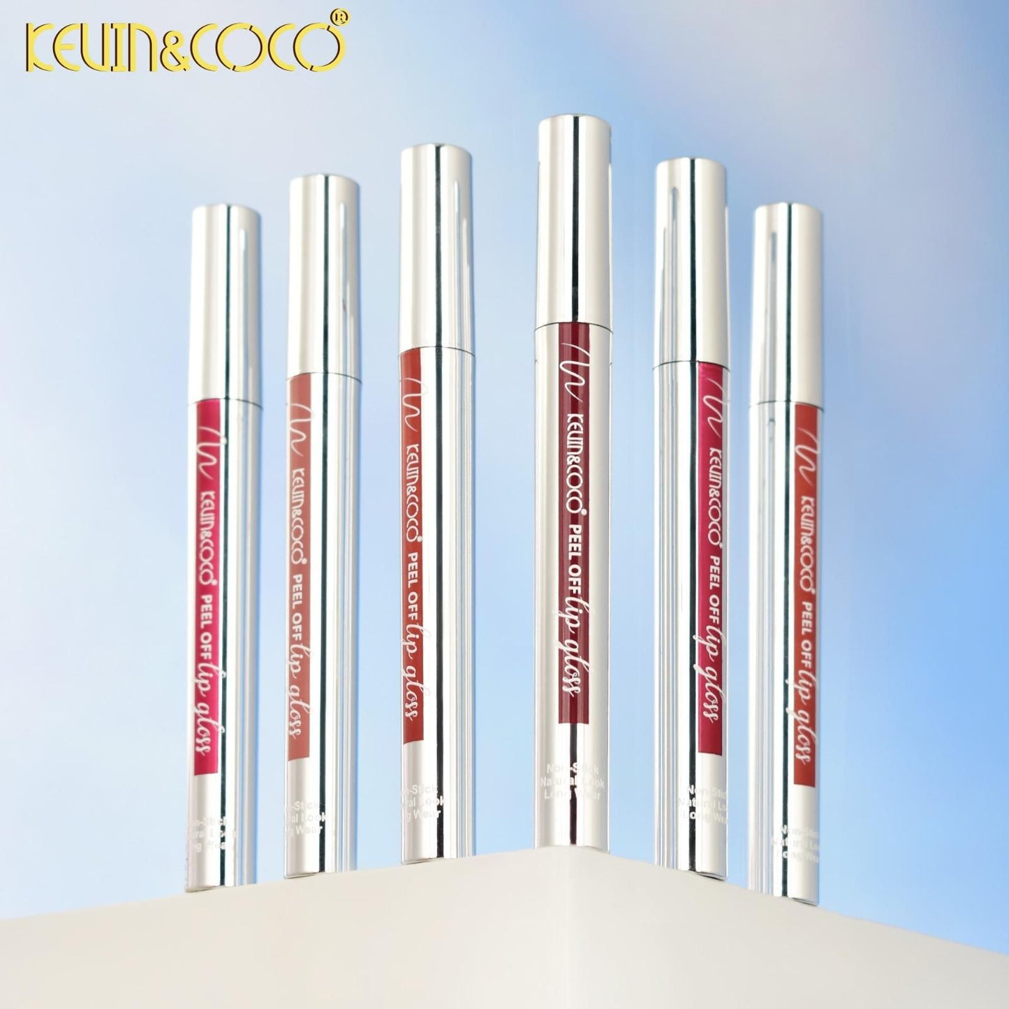 Brillo labial de arrastre KEVIN&COCO Lumina Kiss / Exhibidor de 24 unidades