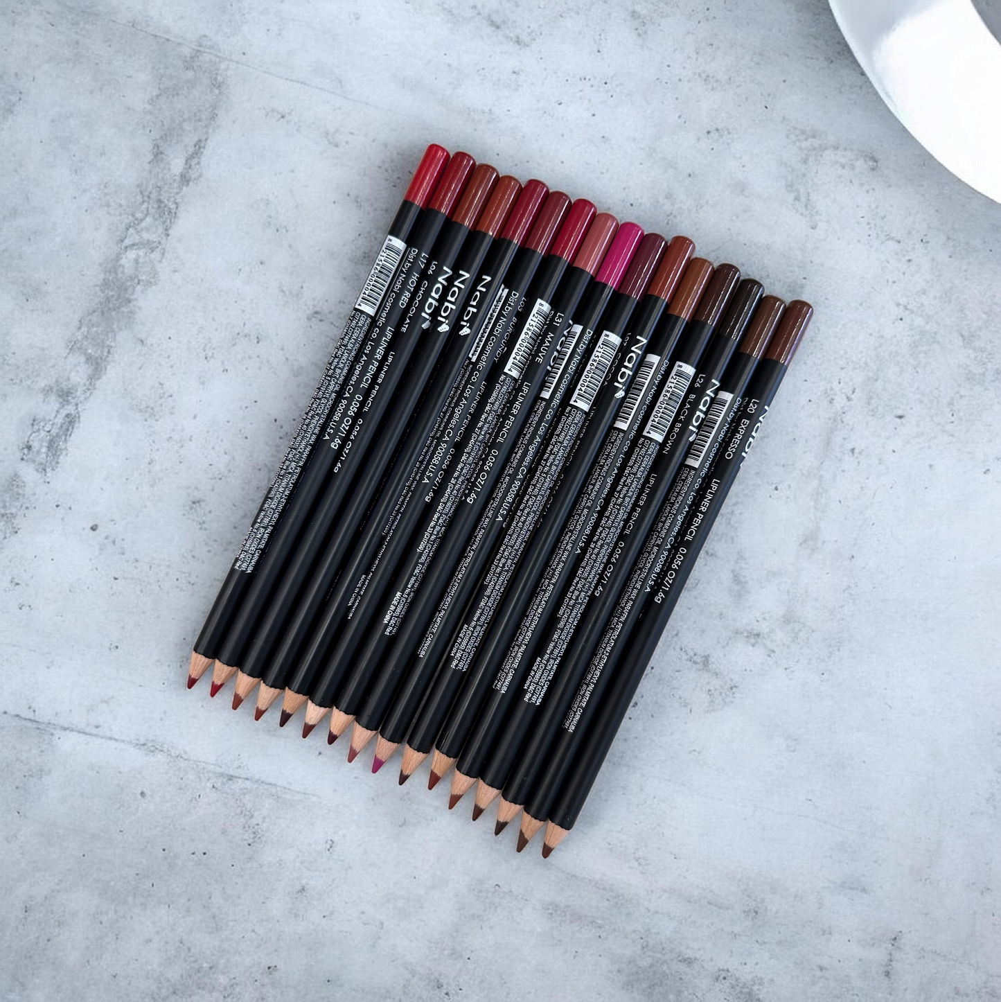 Lápiz delineador de labios NABI / Paquete de 12 unidades
