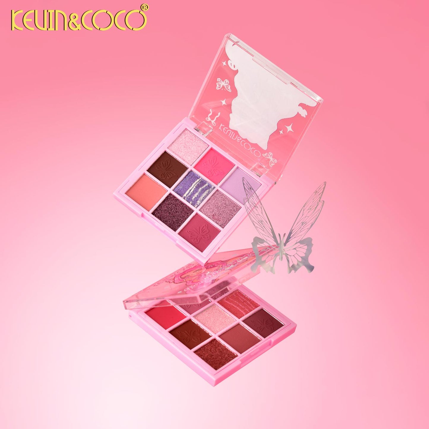 KEVIN&COCO Romantic Whisper 9Colors Eyeshadow / 12pcs Display