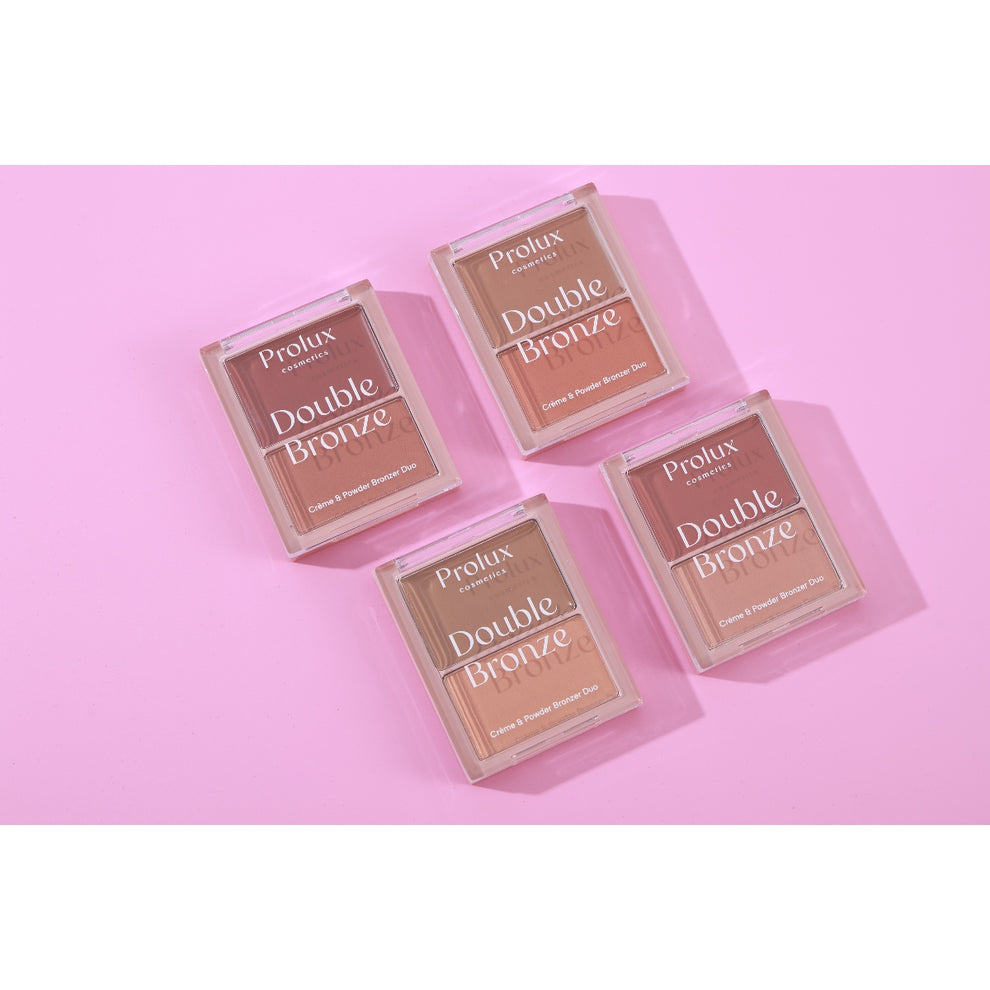 PROLUX Double Bronze Creme & Powder Bronzer duo / 24pcs Display