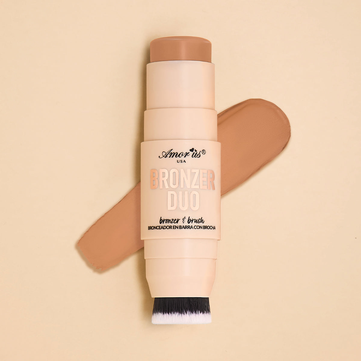 AMORUS Bronzer Duo - Brush + Bronzer 24pcs Display Tester free