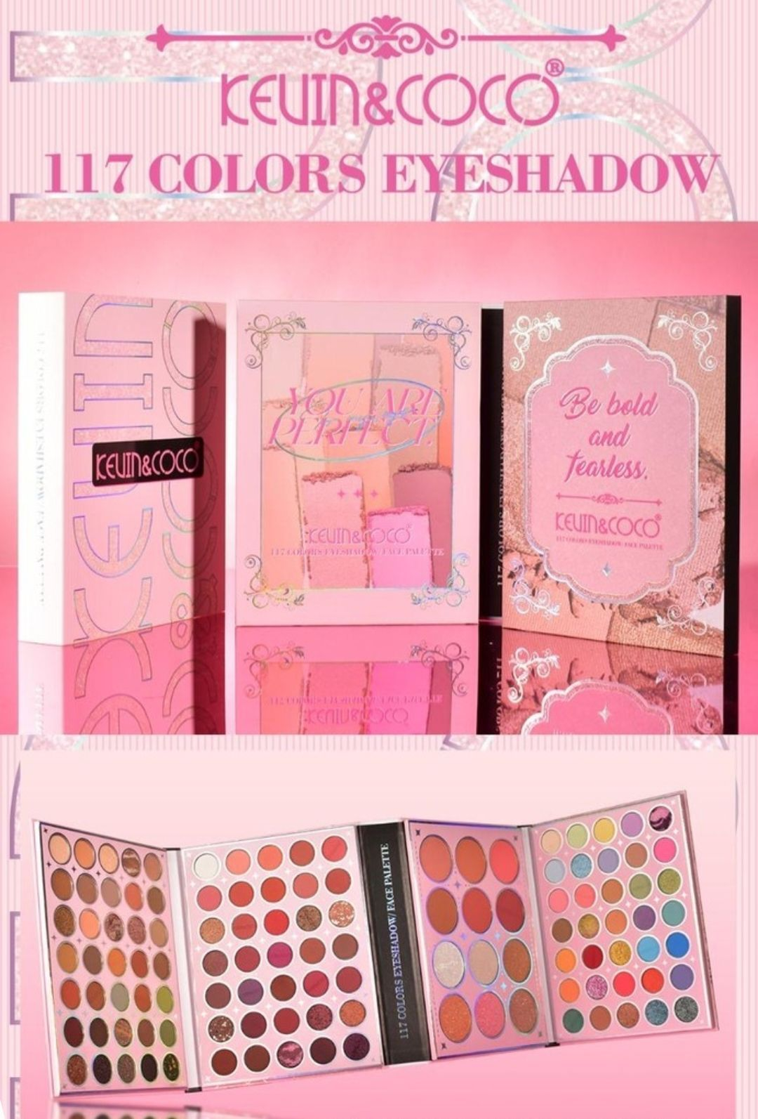 KEVIN&COCO 117 Colors Face Palette