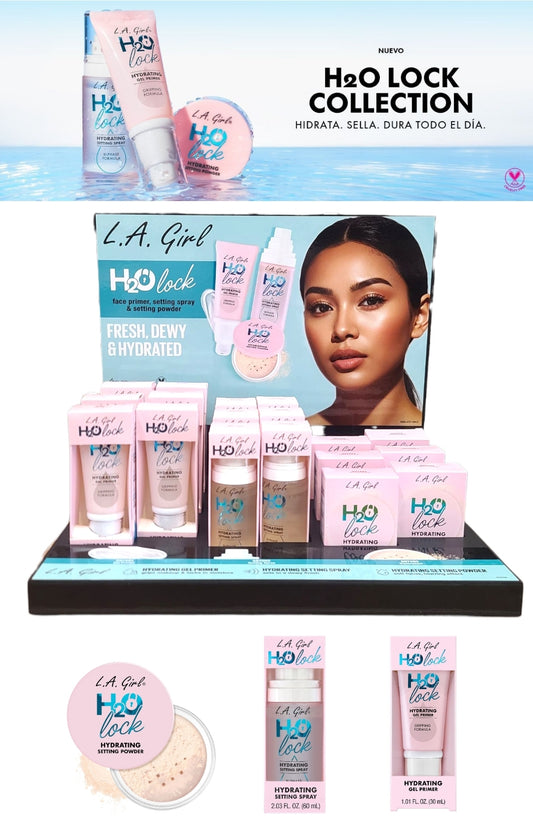 L.A GIRL H20 Lock Collection 18pcs Display