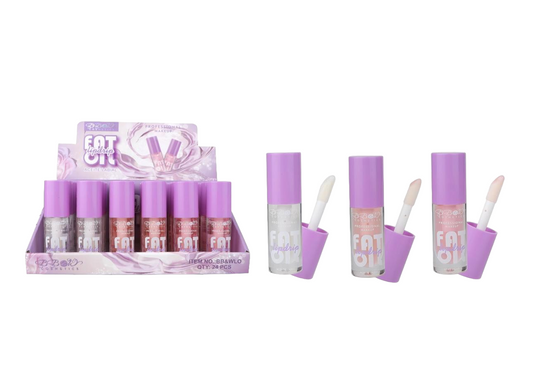 BB&W - FAT OIL - LIP OIL / 24pcs display