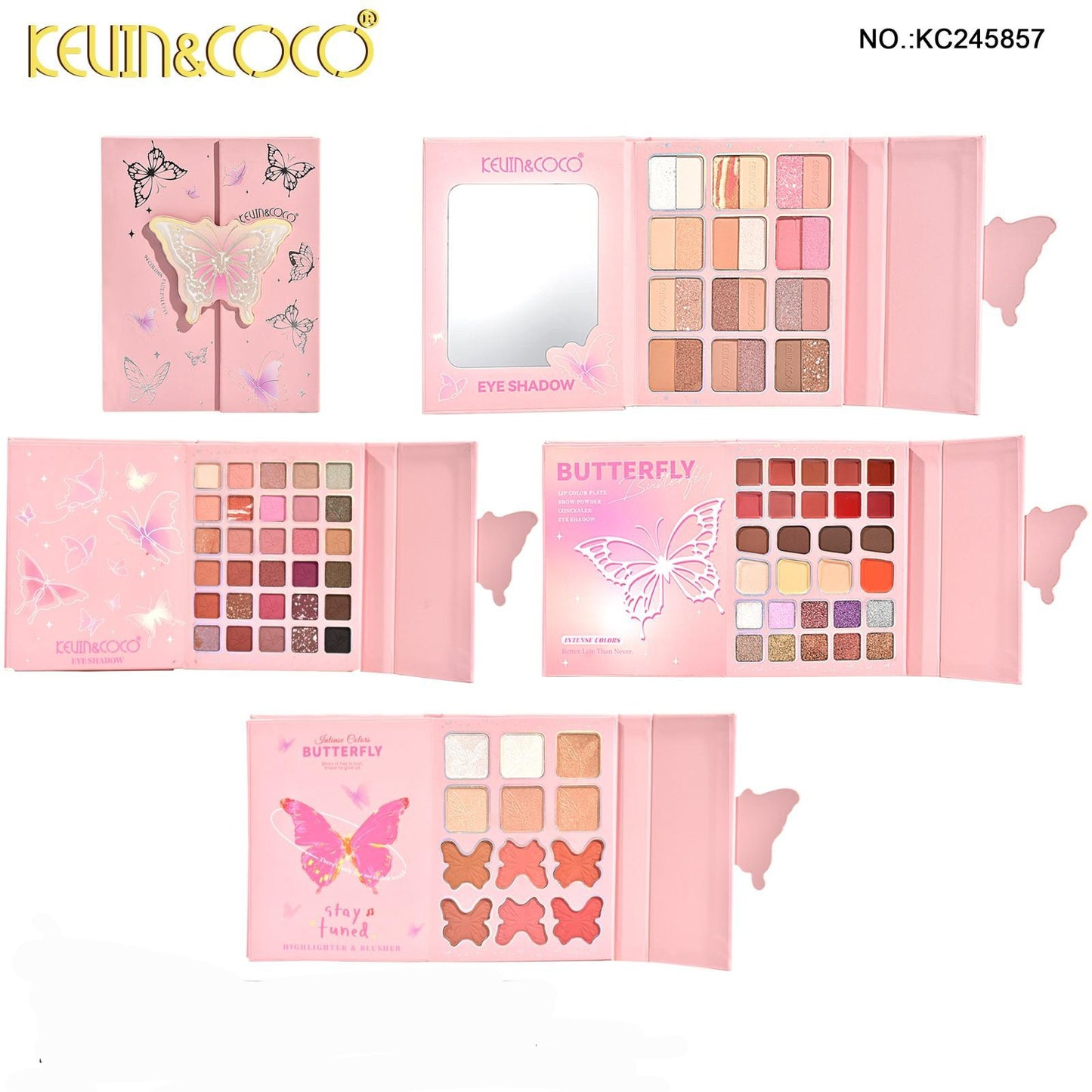 KEVIN&COCO Butterfly 94 Colors Face Palette