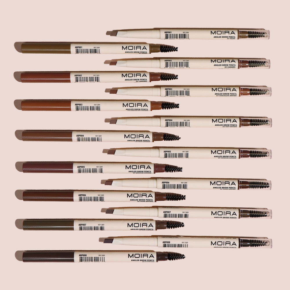 MOIRA Angled Brow Pencil, Dual Brow Highlighter w/Display 120pcs Display