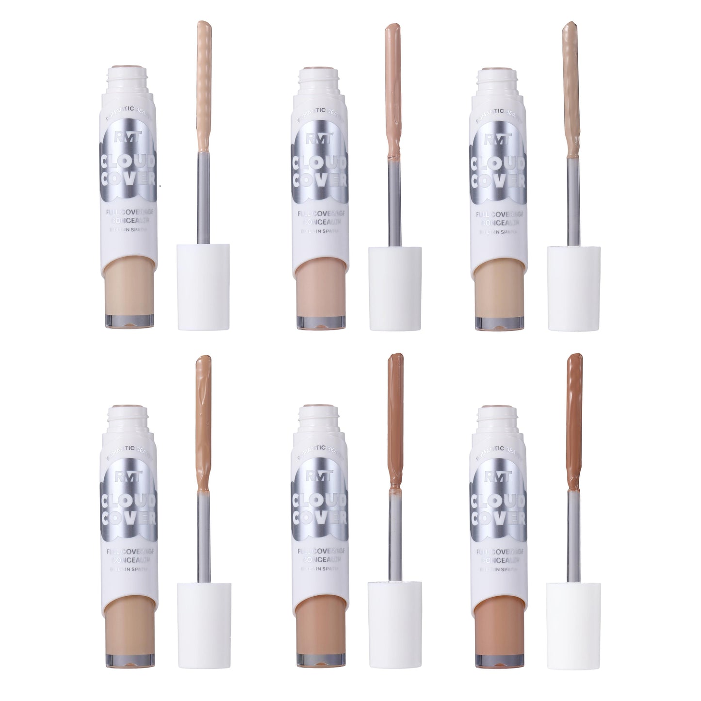 ROMANTIC BEAUTY Cloud Cover Full Coverage Concealer w/ Blending Sponge / 24pcs Display