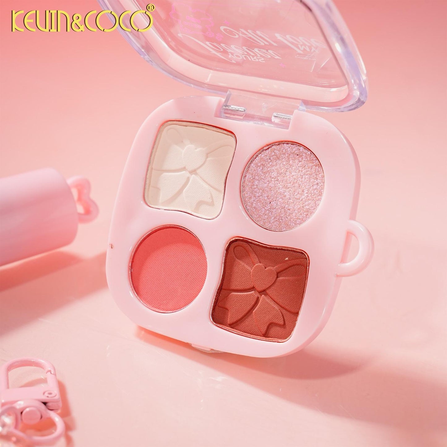 KEVIN&COCO Love In Bloom Keychain Makeup set / 12set Display