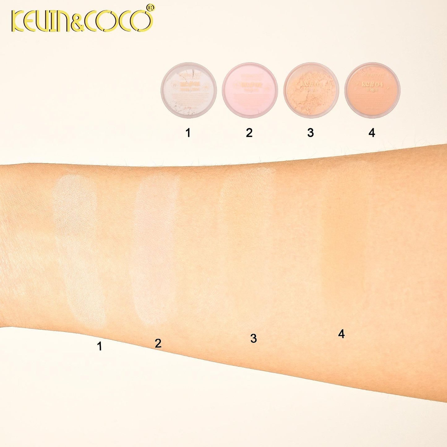 KEVIN&COCO Loose Setting Powder / 24pcs Display