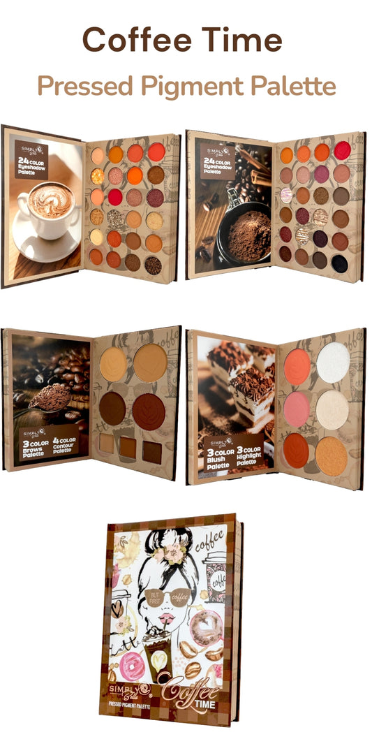 SIMPLY BELLA Coffe Time Book Face Palette