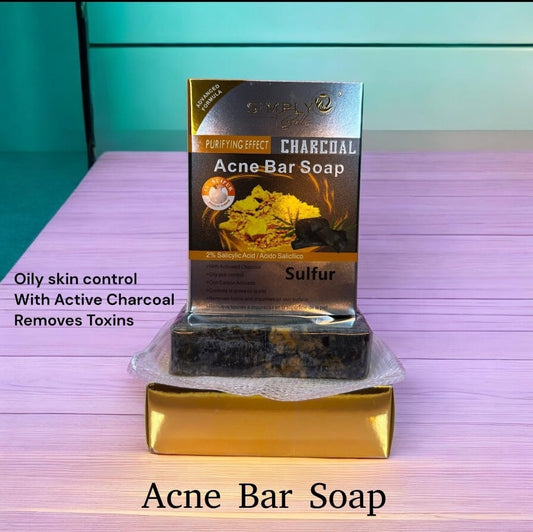 SIMPLY BELLA Sulfur Acne Bar Soap | 12pcs Display