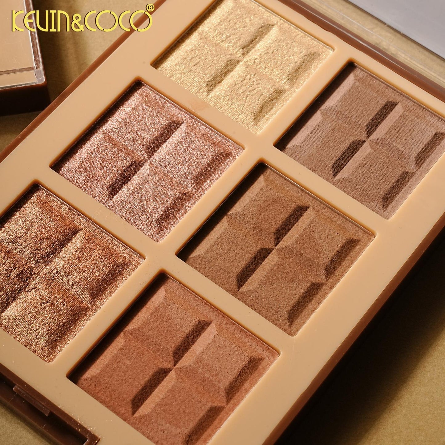 KEVIN&COCO Chocolate Highlighter & Contour / 12pcs Display