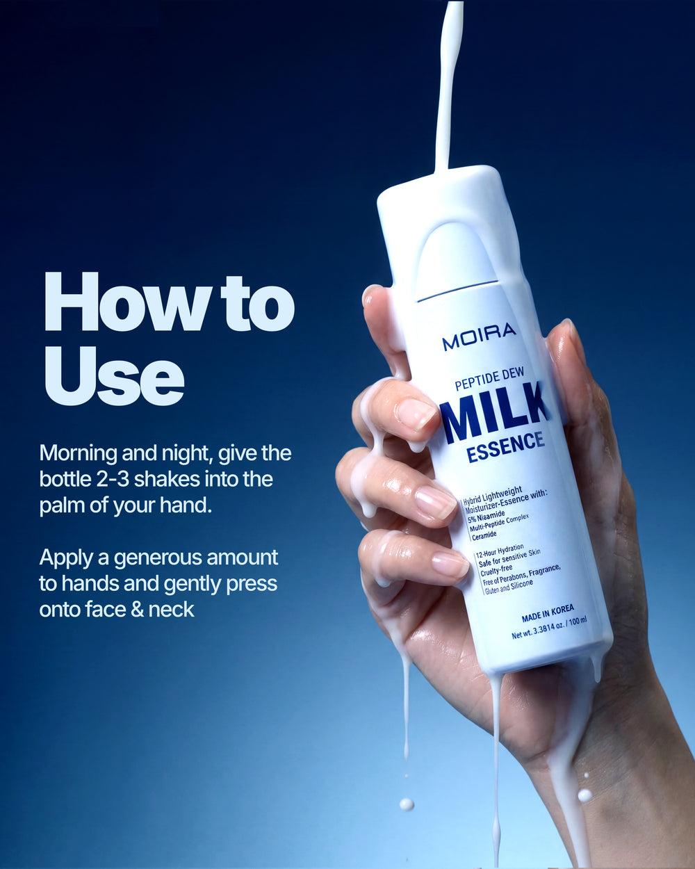 MOIRA Peptide Dew Milk Essence / 3pcs Box