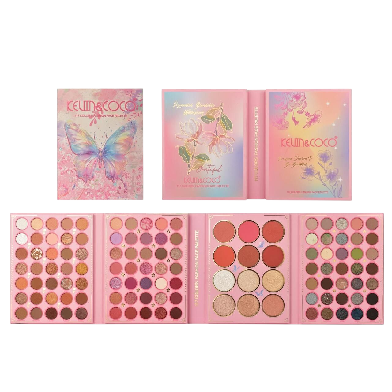 KEVIN&COCO 117 Colors Fashion Palette