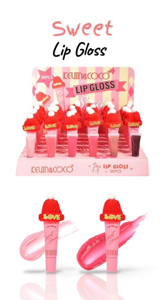 KEVIN&COCO Sweet Dream Color Lipgloss / 36pcs Display