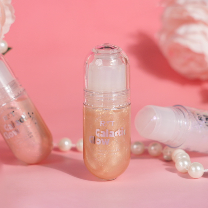 ROMANTIC BEAUTY Galactic Glow Liquid Roller  - Face & Body / 12pcs Display