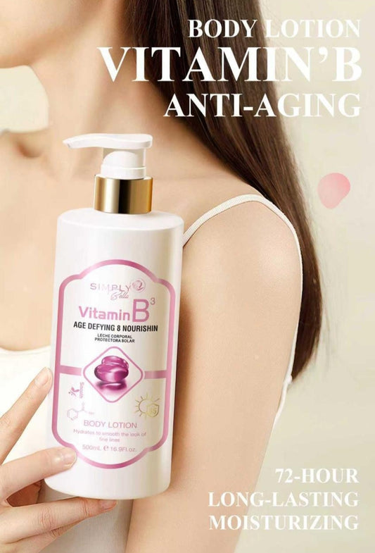SIMPLY BELLA Vitamin B Body Lotion + protector solar / 500ml