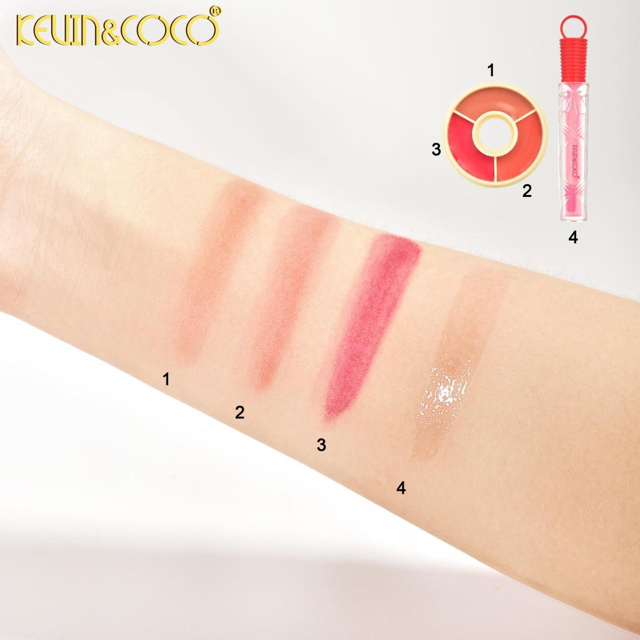 KEVIN&COCO Lip & Cheek Balm + Lip Oil / 6 set pack