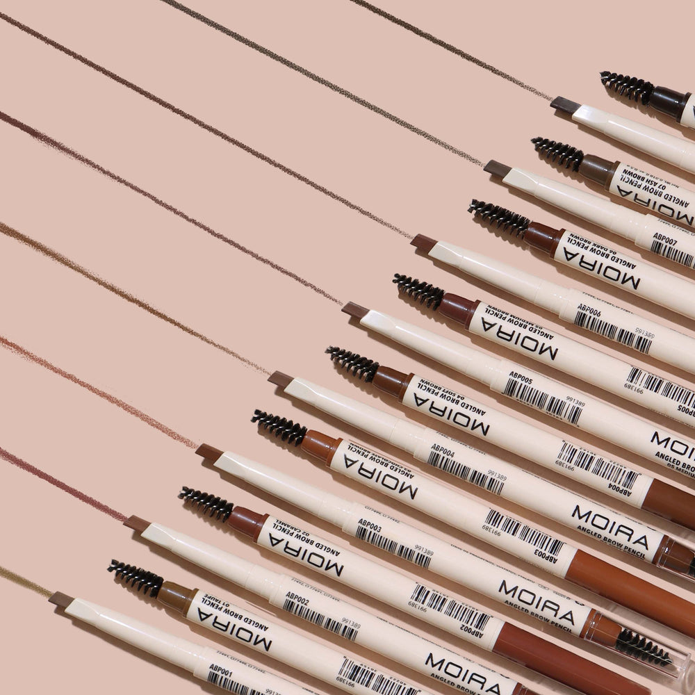 MOIRA Angled Brow Pencil, Dual Brow Highlighter w/Display 120pcs Display