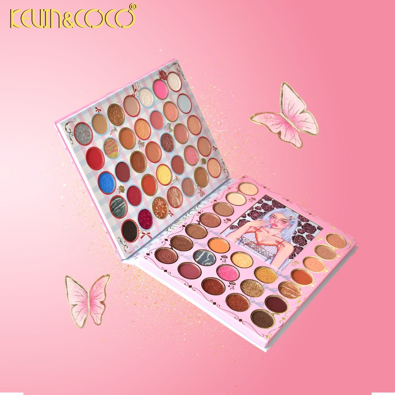 KEVIN&COCO 62 Color Eyeshadow Palette