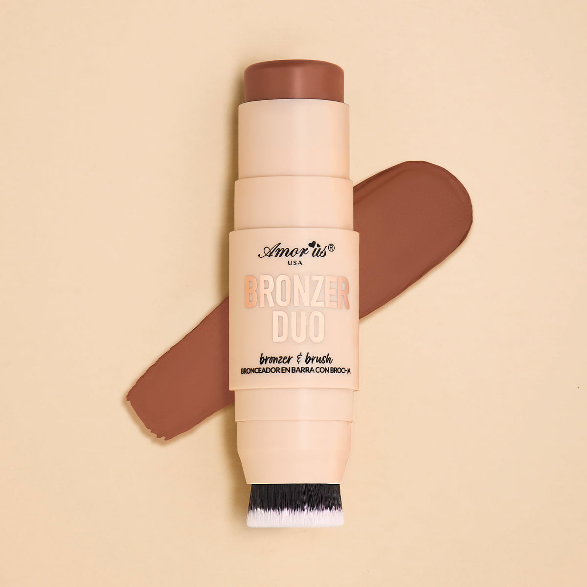 AMORUS Bronzer Duo - Brush + Bronzer 24pcs Display Tester free
