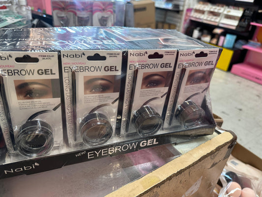 NABI  Eyebrow Gel long lasting waterproof / 24 pcs Display