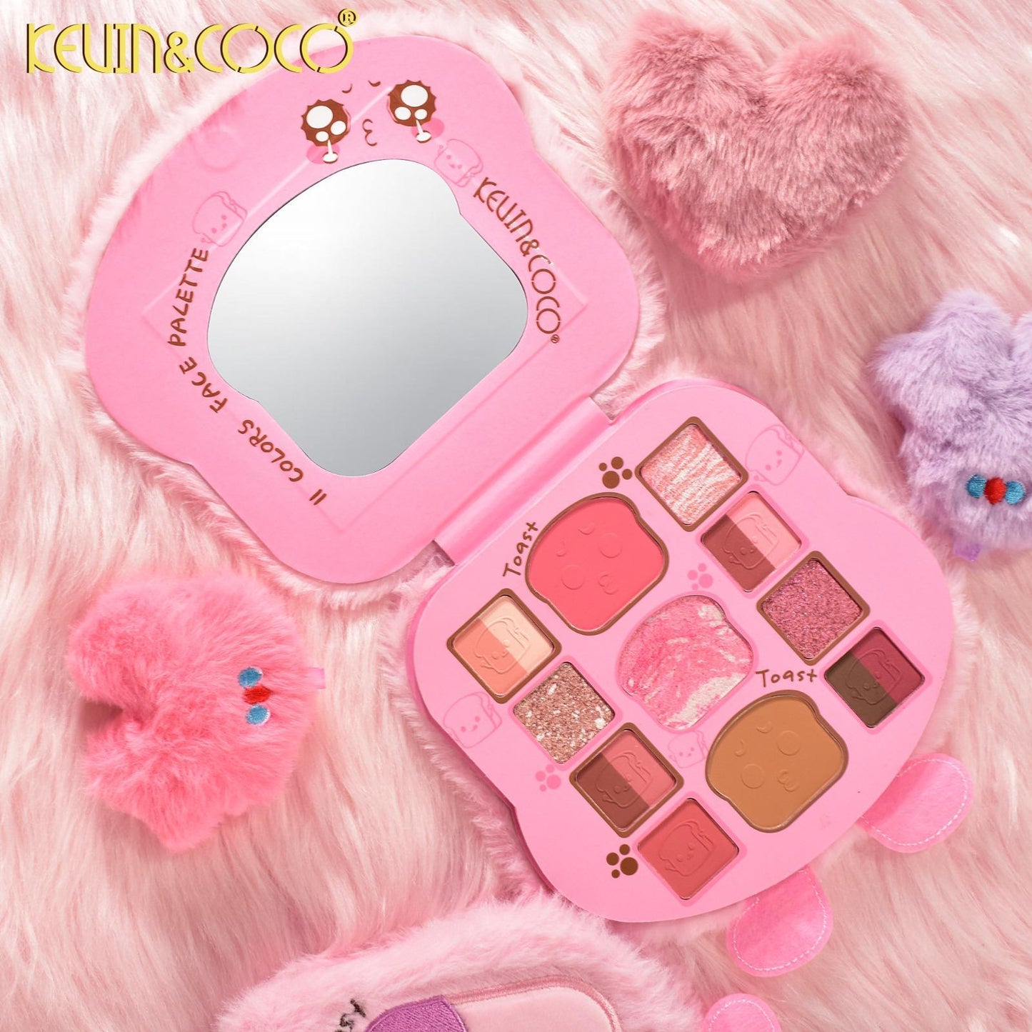 KEVIN&COCO 11 colors Face Palette / 6pcs Display