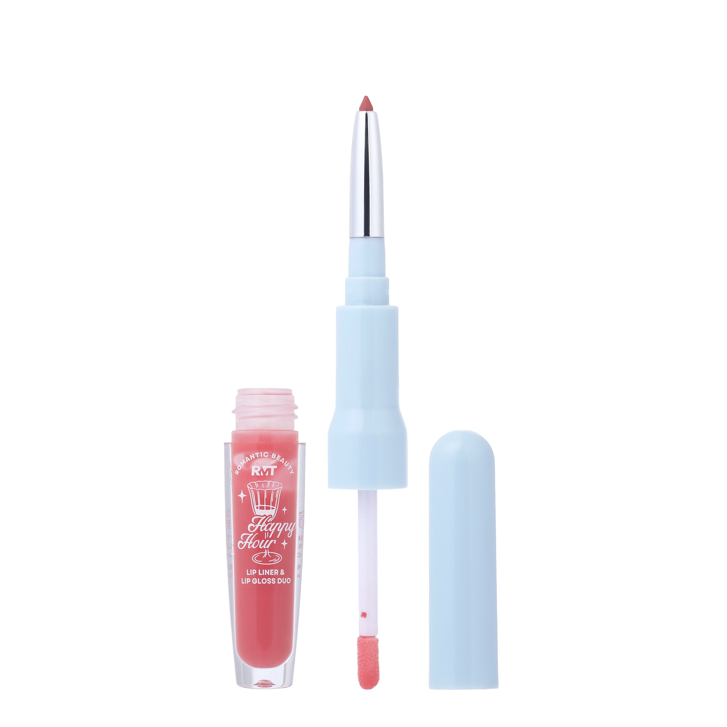 ROMANTIC BEAUTY Happy Hour LipLiner & LipGloss Dou / 24pcs Display