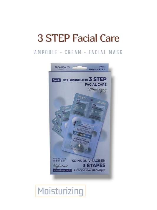 TADA BEAUTY Hyaluronic Acid 3 Step Fácil Care - Moisturizing