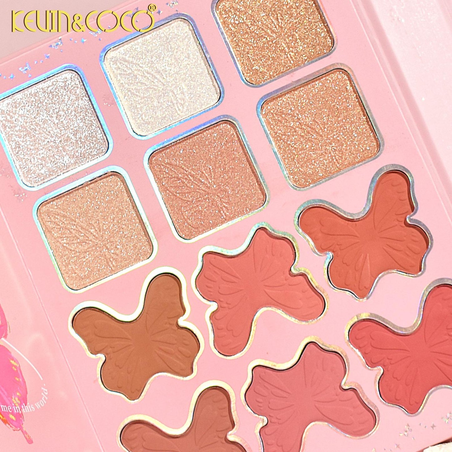 KEVIN&COCO Butterfly 94 Colors Face Palette