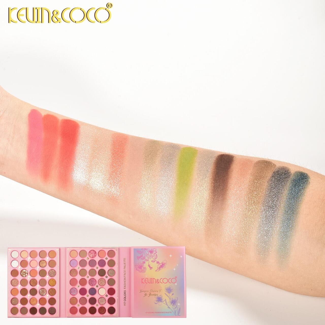 KEVIN&COCO 117 Colors Fashion Face Palette