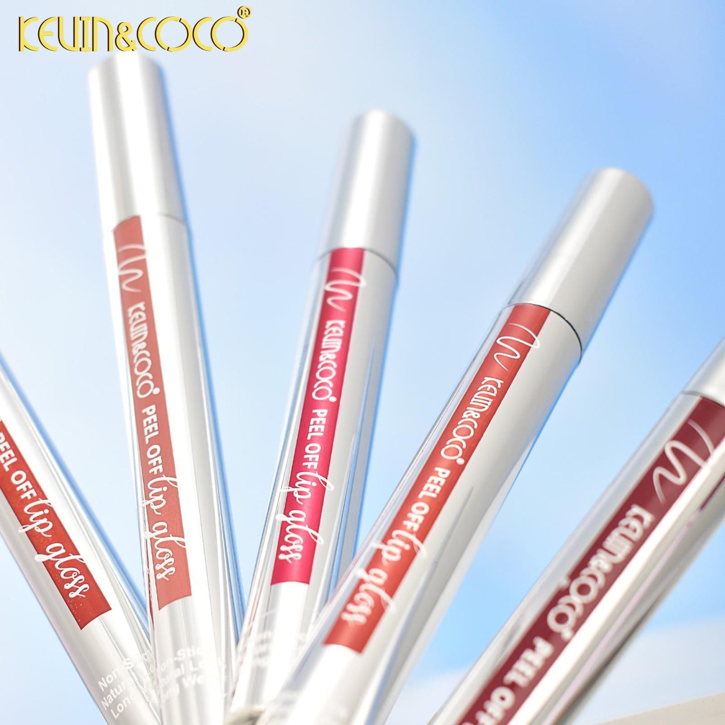 Brillo labial de arrastre KEVIN&COCO Lumina Kiss / Exhibidor de 24 unidades