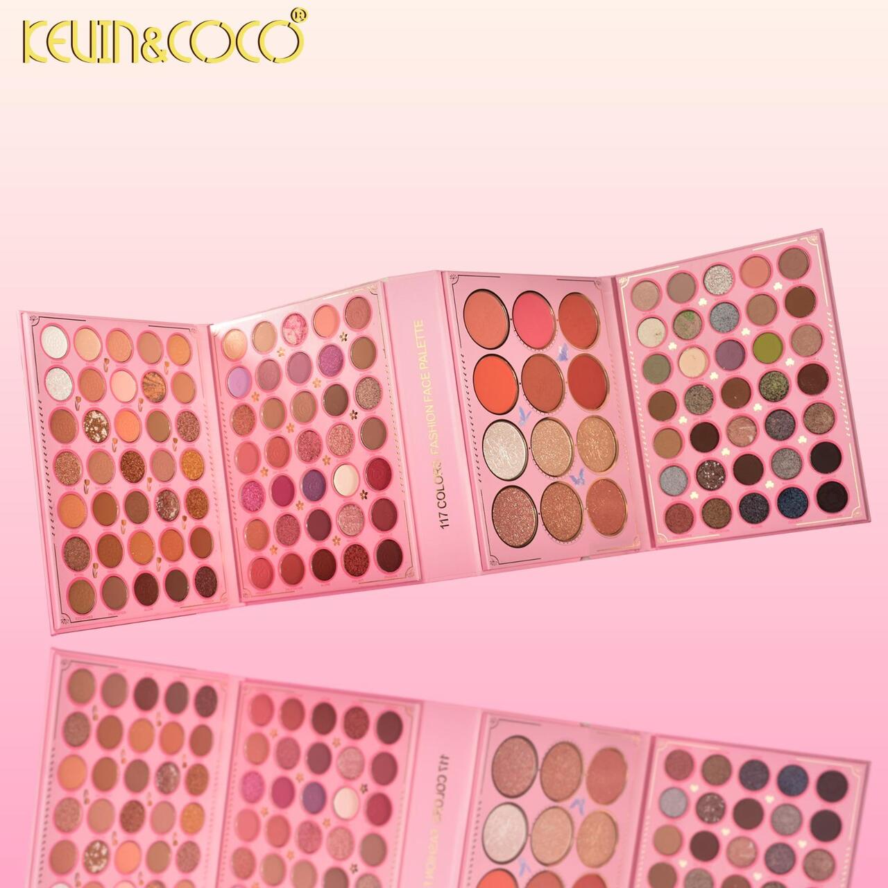 KEVIN&COCO 117 Colors Fashion Face Palette