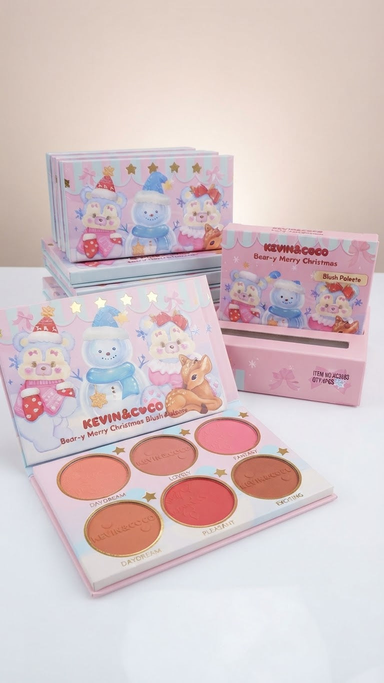 KEVIN&COCO Blush Palette #KC2083 / 6PCS Display