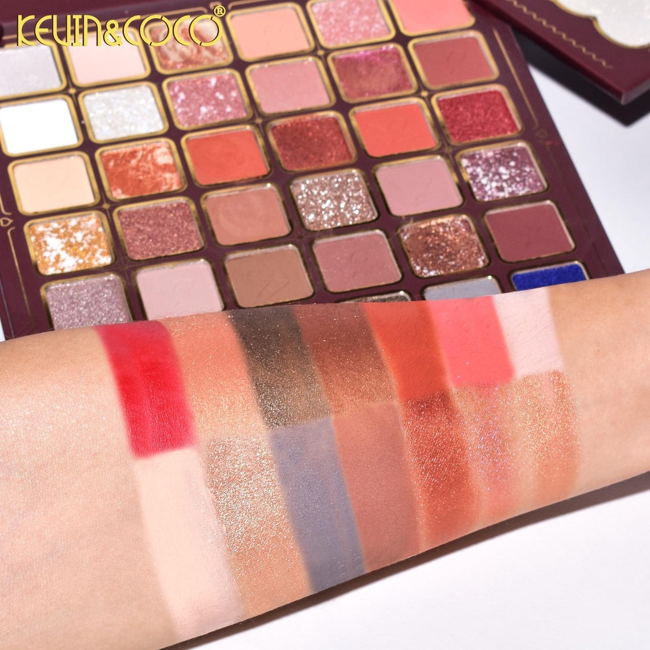 KEVIN&COCO FaceChart Eyeshadow - Concealer - Highlighter & Blush