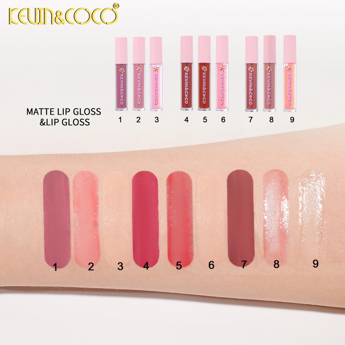 KEVIN&COCO Lip Lover Lip Set #2082 / 24Pcs Display