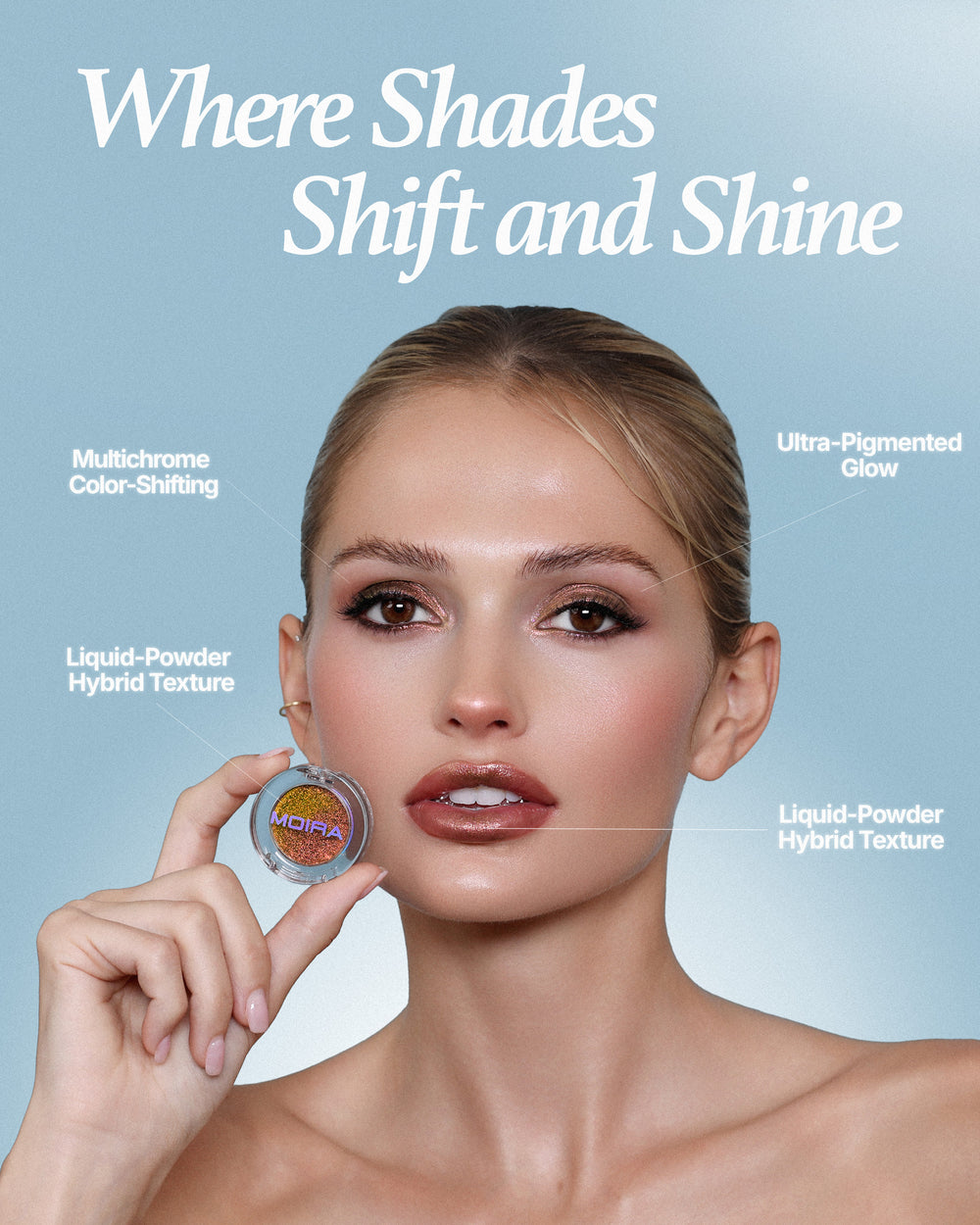 MOIRA SuperNova Glitz Shadow / 3pcs Pack