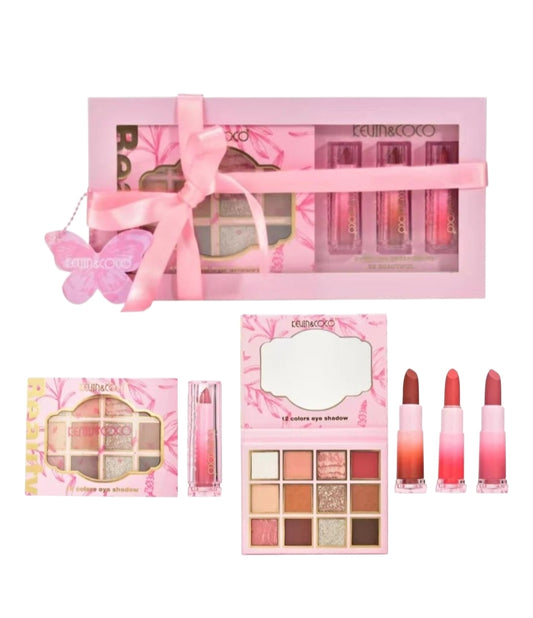 KEVIN&COCO Lipstick & Eyeshadow Gift Set