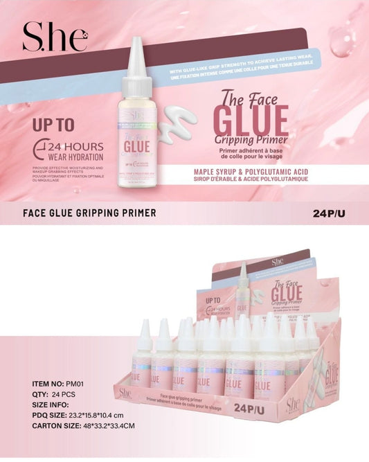 SHE MAKEUP The Face Glue Primer Grippin Primer / 24pcs Display